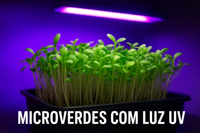 5 Microverdes que Crescem Rápido com Luz Ultravioleta