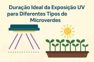 Duração Ideal da Exposição UV para Diferentes Tipos de Microverdes