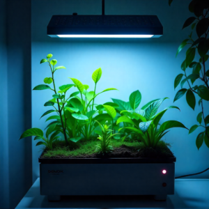 Cultivo Vertical de Microverdes com Iluminação UV: Guia para Iniciantes